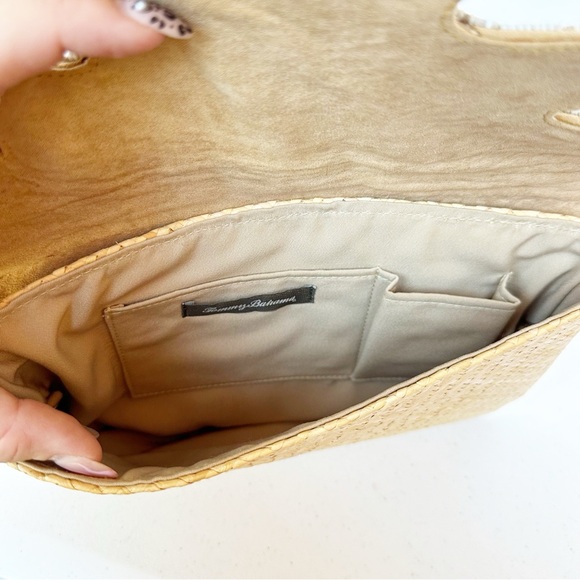 Tommy Bahama 'Lost Coast' Embellished Woven Rattan Clutch - Picture 3 of 6